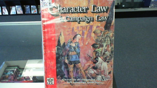 Rolemaster- 2e Character Law and Campaign Law *Severely Worn/ Repaired*- Iron Crown Enterprises
