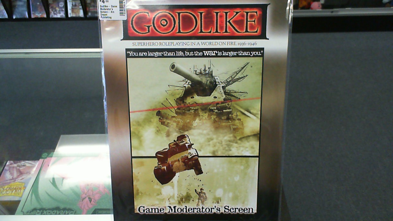 Godlike- Game Moderator's Screen- Arc Dream Publishing