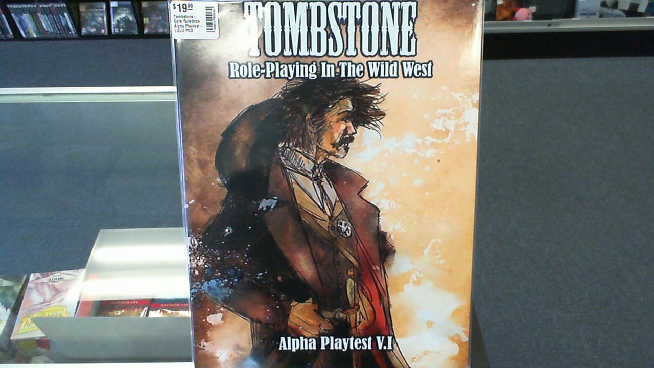 Tombstone- Core Rulebook Alpha Playtest- LULU POD