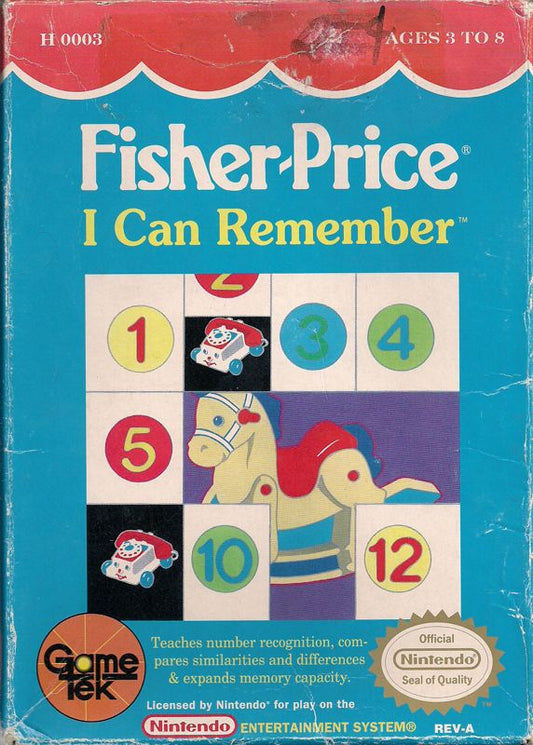 Fisher Price I Can Remember (Loose Cartridge)