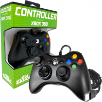 XBOX 360 Wired Controller - Black (New)
