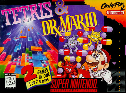 Tetris and Dr. Mario (Loose Cartridge)