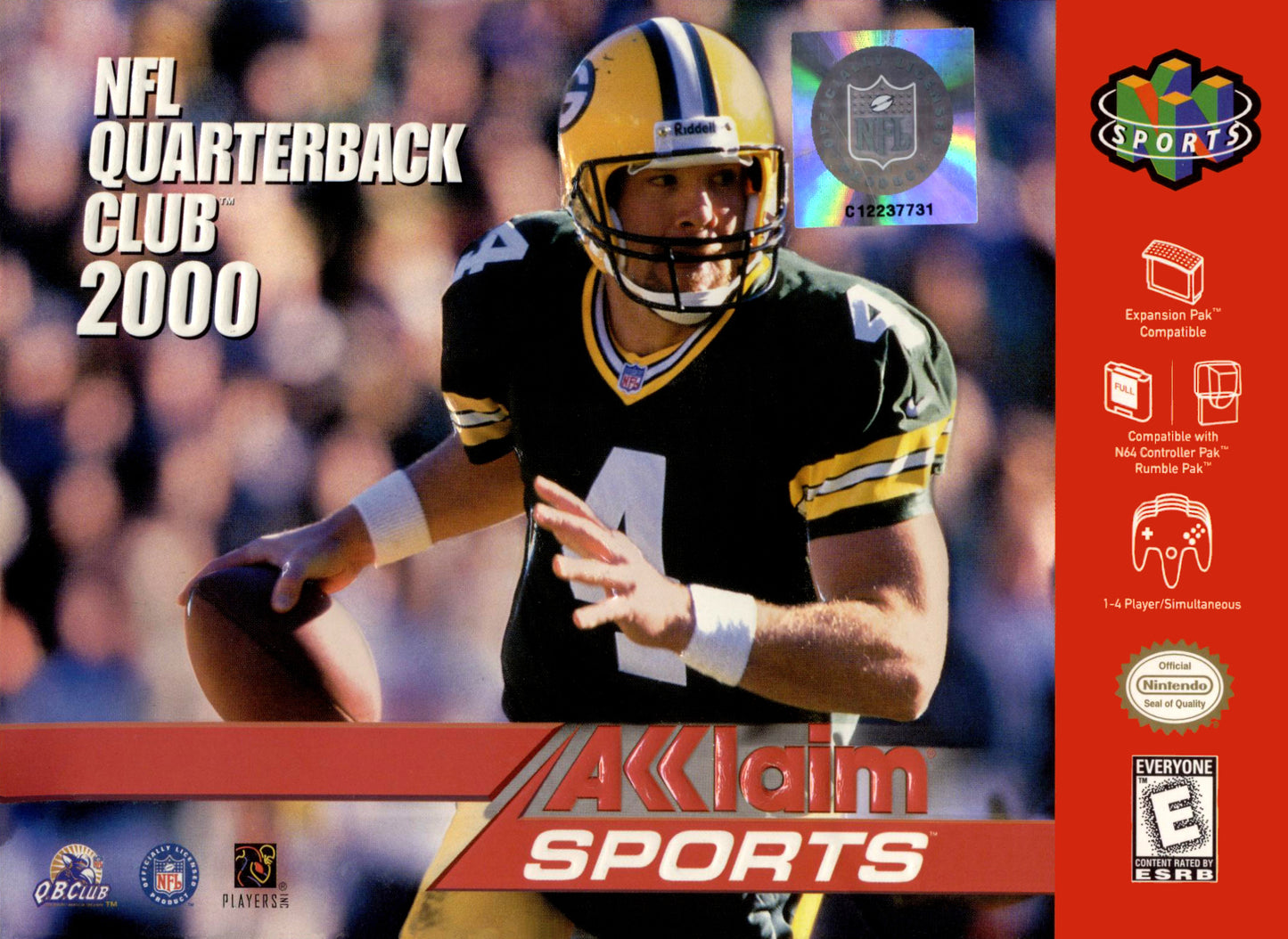 NFL Quarterback Club 2000 (Loose Cartridge)