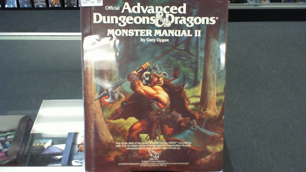 AD&D- 1e Monster Manual II *Faded Spine*- TSR