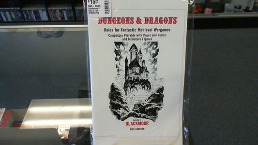 D&D- OD&D Blackmoor- WOTC TSR DTRPG POD